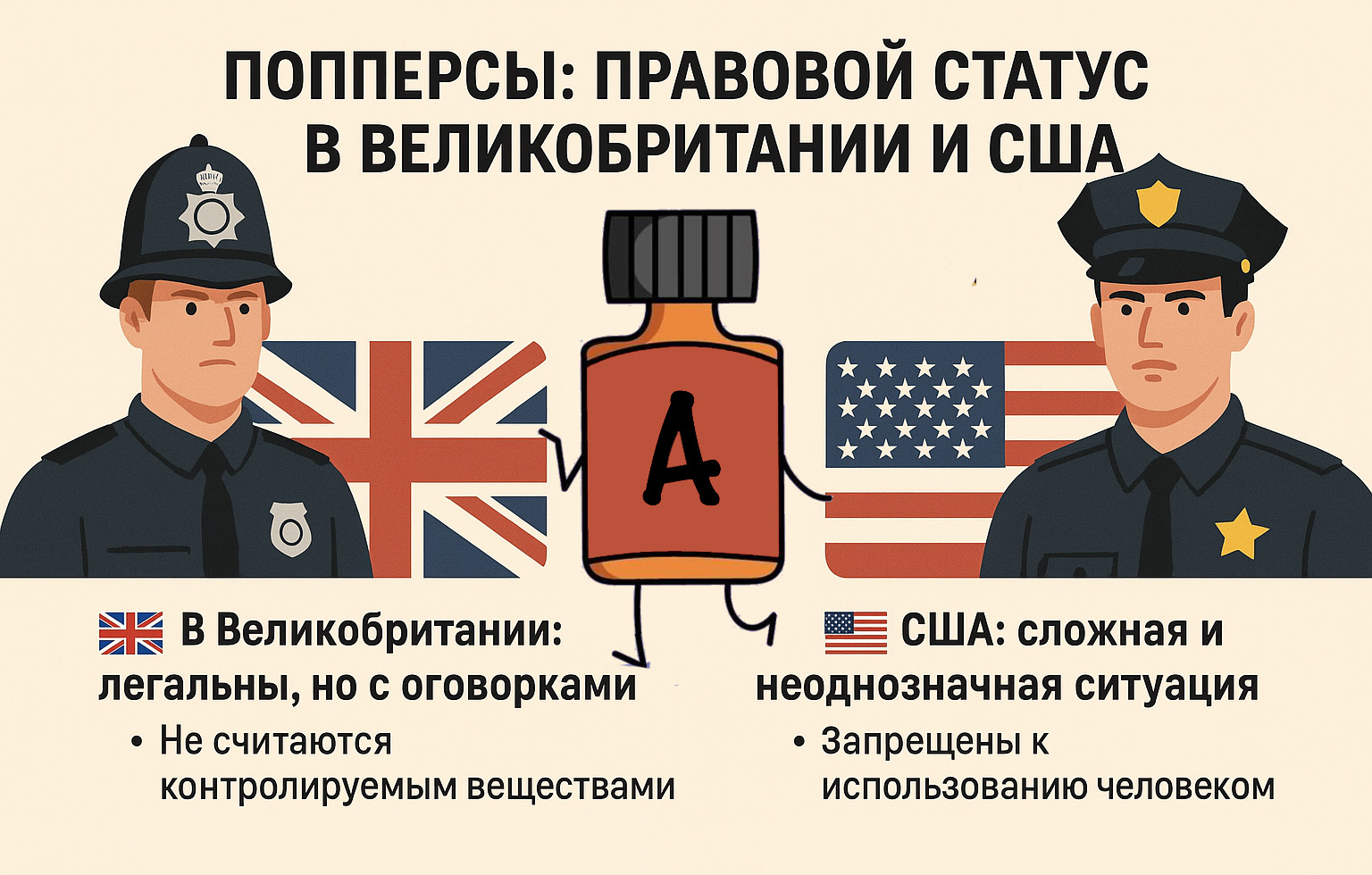 Попперсы: правовой статус в Великобритании и США. Якутск Попперсы: правовой статус в Великобритании и США. Якутск